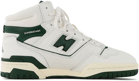 new balance leon dore white green